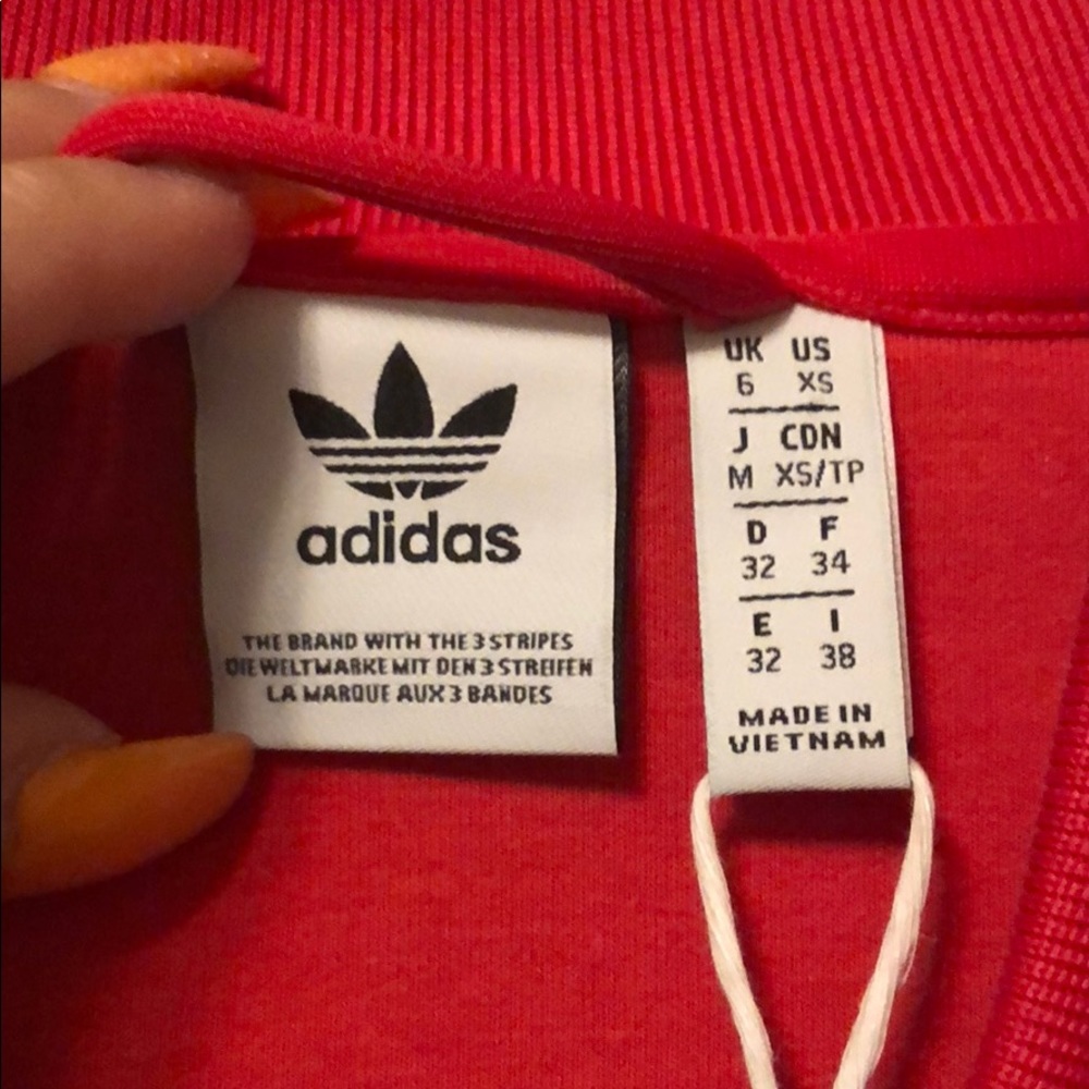 Red adidas jacket - Picture 2 of 3